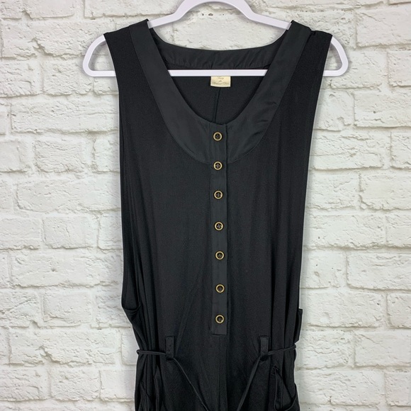 Society For Rational Dress Silk Black Belt Romper - Picture 3 of 8